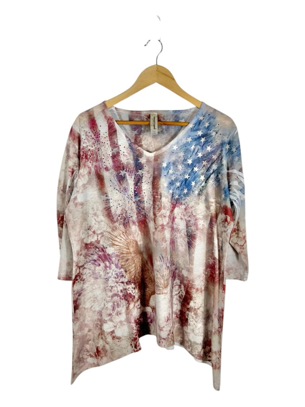 Decorated‎ Originals American Flag Patriotic Top